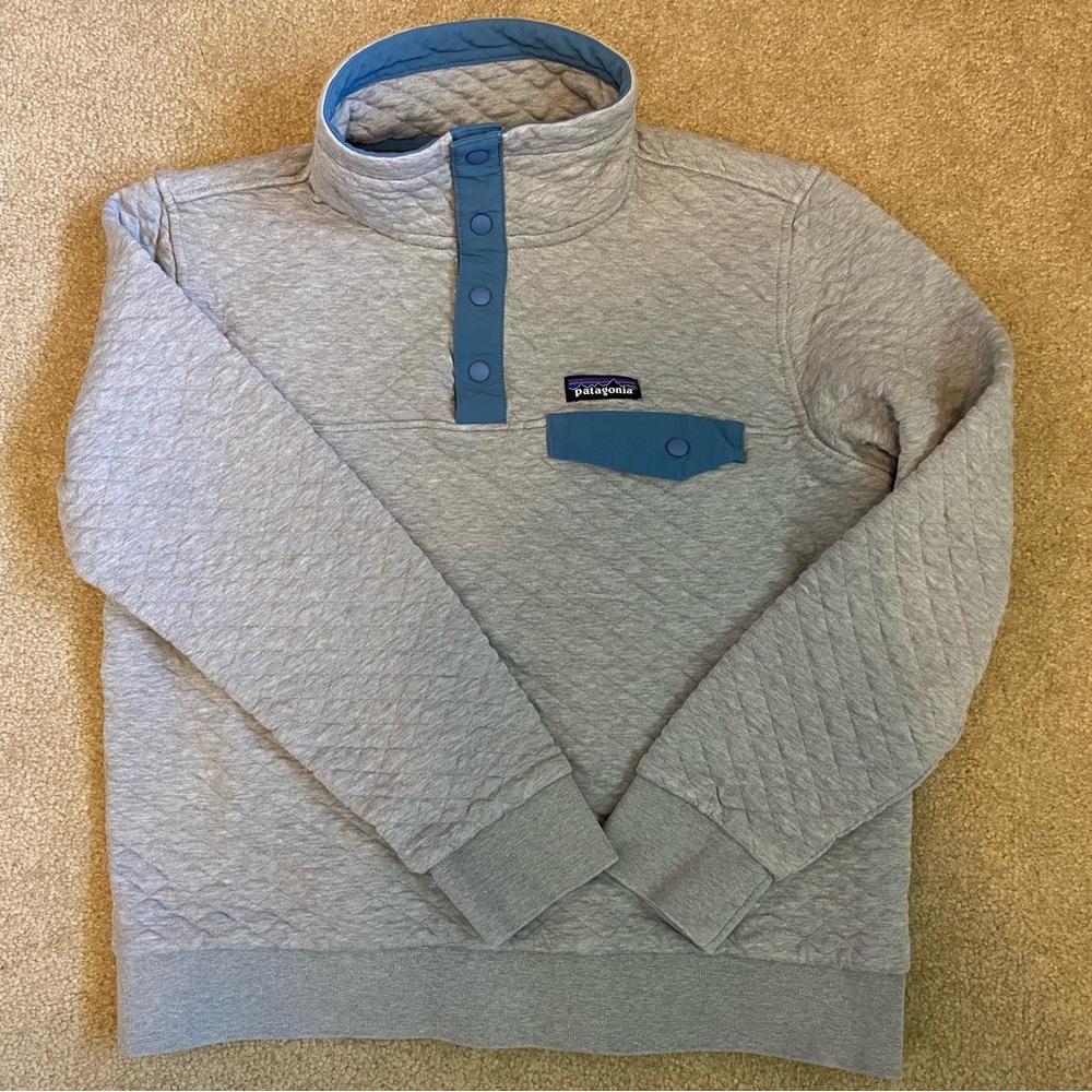 Patagonia Women’s Organic Cotton Quilt Snap-T Pullover - Sz M